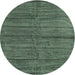 Sideview of Contemporary Green Modern Rug, con1957