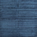 Sideview of Machine Washable Contemporary Blue Rug, wshcon1958