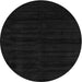 Sideview of Contemporary Charcoal Black Modern Rug, con1959