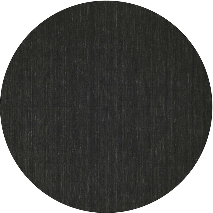 Sideview of Contemporary Charcoal Black Modern Rug, con195