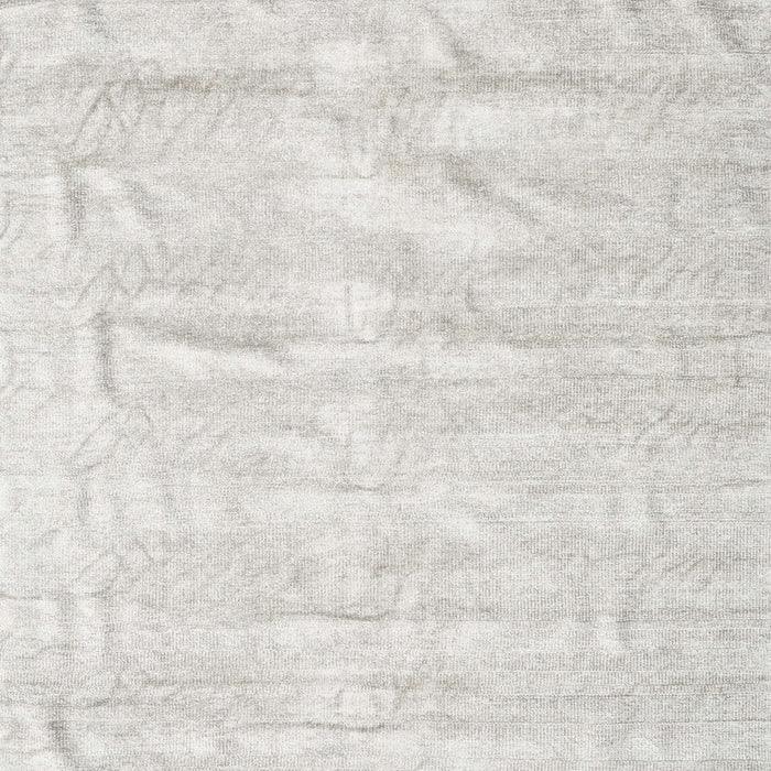 Contemporary Pale Silver Gray Solid Rug, con1960