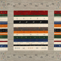 Sideview of Machine Washable Contemporary Brown Rug, wshcon1962