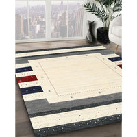 Contemporary Gray Solid Rug, con1963