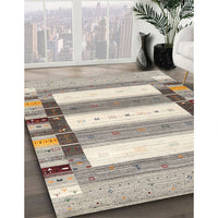 Contemporary Desert Sand Beige Modern Rug, con1964