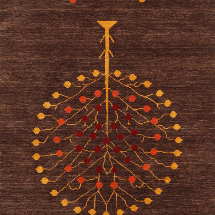 Contemporary Red Modern Rug, con1966