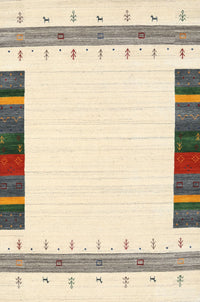 Machine Washable Contemporary Gold Rug, wshcon1967