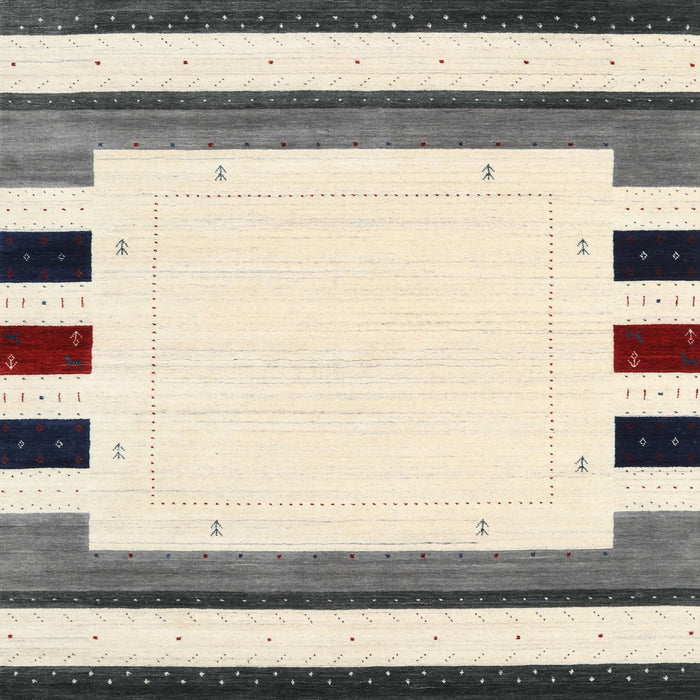 Sideview of Machine Washable Contemporary Army Brown Rug, wshcon1971