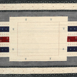 Square Contemporary Golden Blonde Gold Solid Rug, con1972