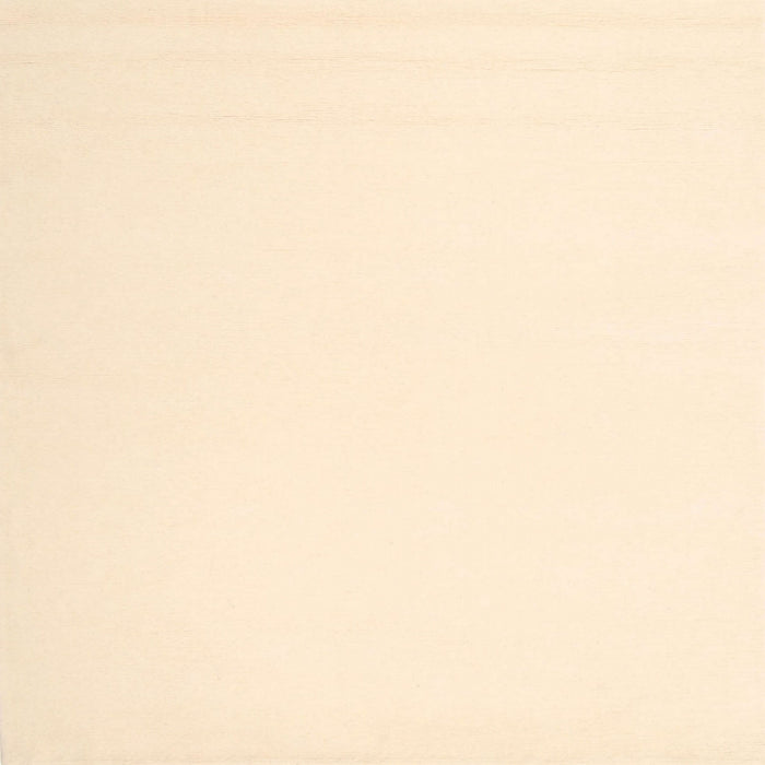 Square Contemporary Golden Blonde Gold Solid Rug, con1973