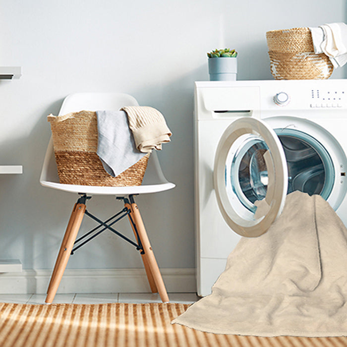 Machine Washable Contemporary Gold Rug in a Washing Machine, wshcon1973