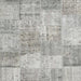 Square Contemporary Gray Patchwork Rug, con1976