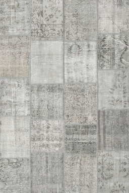 Machine Washable Contemporary Grey Gray Rug, wshcon1977