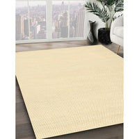 Contemporary Golden Blonde Gold Solid Rug, con1981