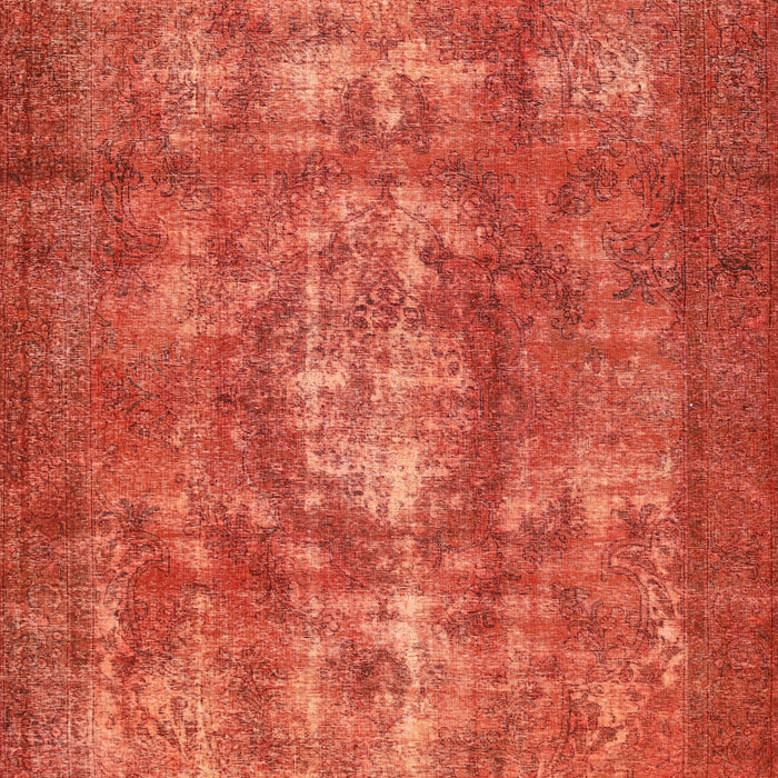 Machine Washable Contemporary Neon Red Rug, wshcon1989