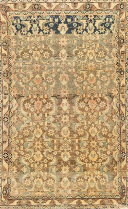 Contemporary Light Brown Modern Rug, con1990