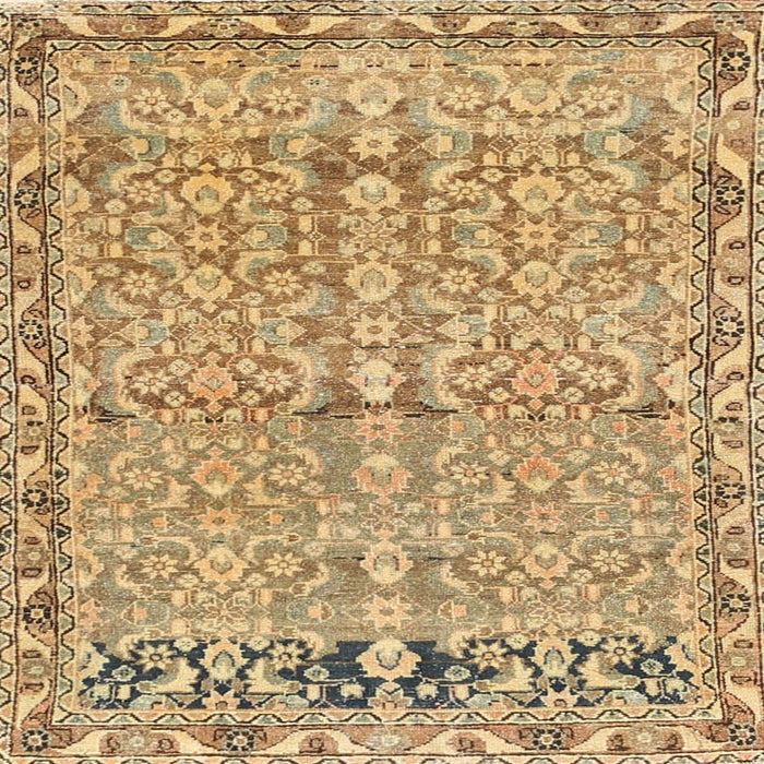 Sideview of Machine Washable Contemporary Light Brown Rug, wshcon1990
