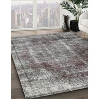 Contemporary Dark Gray Modern Rug, con1991