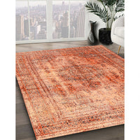 Contemporary Sand Brown Modern Rug, con1995