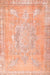 Machine Washable Contemporary Mango Orange Rug, wshcon1996