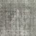 Square Contemporary Dark Gray Modern Rug, con1999