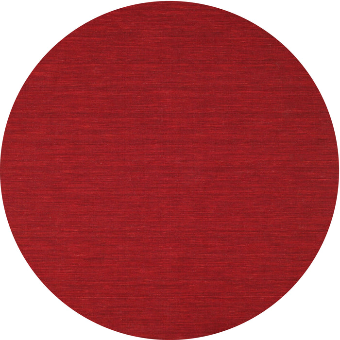 Sideview of Contemporary Red Modern Rug, con199