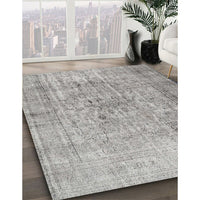 Contemporary Gray Modern Rug, con2001