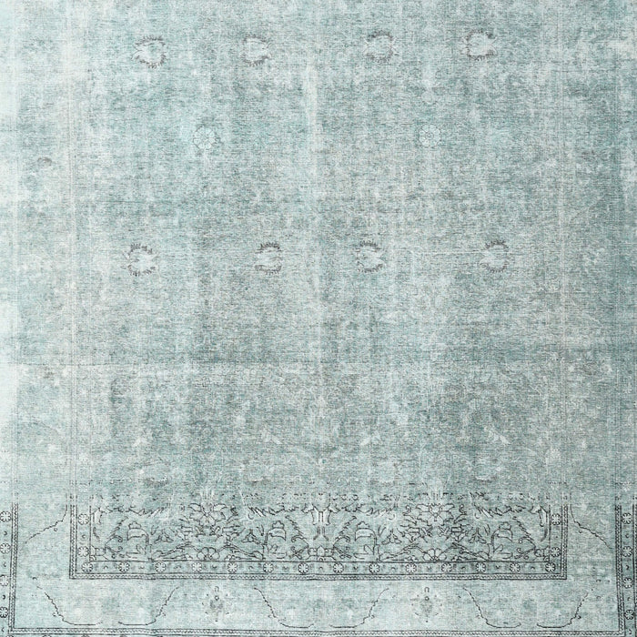 Contemporary Dark Sea Green Modern Rug, con2002