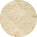 Sideview of Contemporary Golden Blonde Gold Modern Rug, con2003