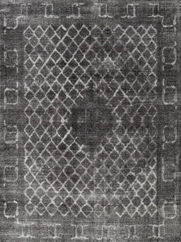 Contemporary Gray Modern Rug, con2005