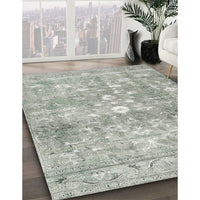 Contemporary Pale Silver Gray Modern Rug, con2007