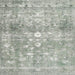 Sideview of Machine Washable Contemporary Pale Silver Gray Rug, wshcon2007