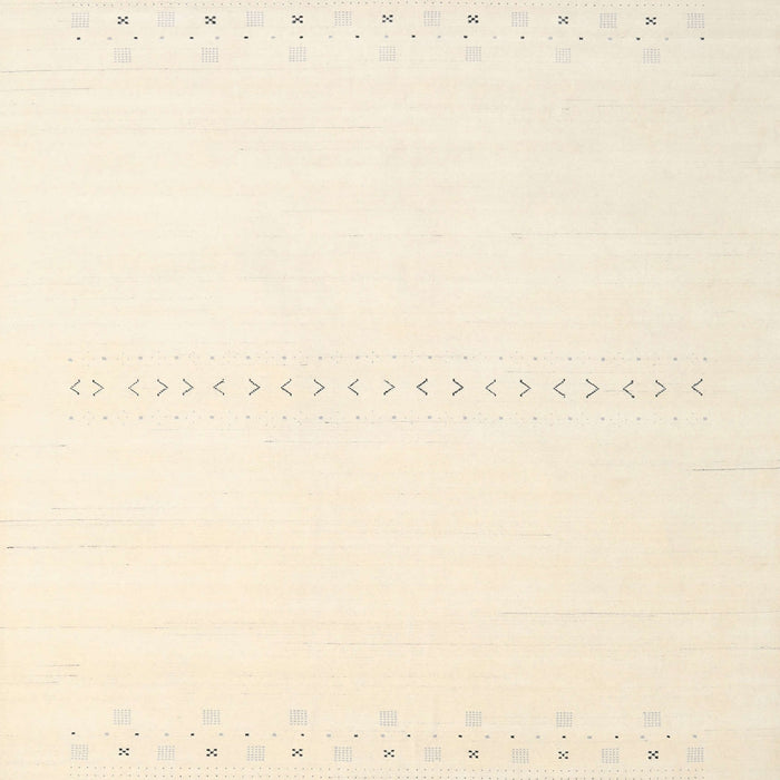 Contemporary Navajo White Gold Solid Rug, con2009