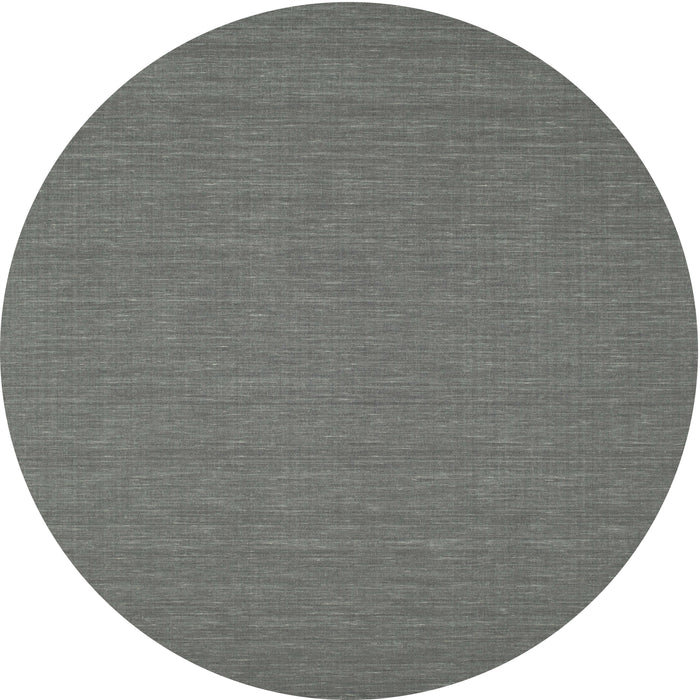 Sideview of Contemporary Platinum Gray Modern Rug, con200