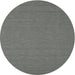 Sideview of Contemporary Platinum Gray Modern Rug, con200