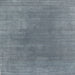 Square Contemporary Light Slate Gray Modern Rug, con2010