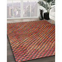 Contemporary Red Modern Rug, con2011