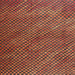 Square Contemporary Red Modern Rug, con2011