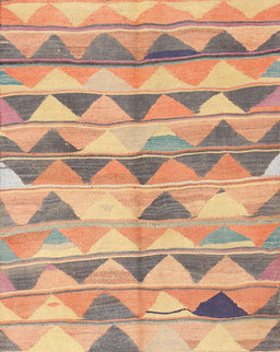Contemporary Rust Pink Southwestern Rug, con2012