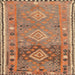 Sideview of Machine Washable Contemporary Sand Brown Rug, wshcon2013