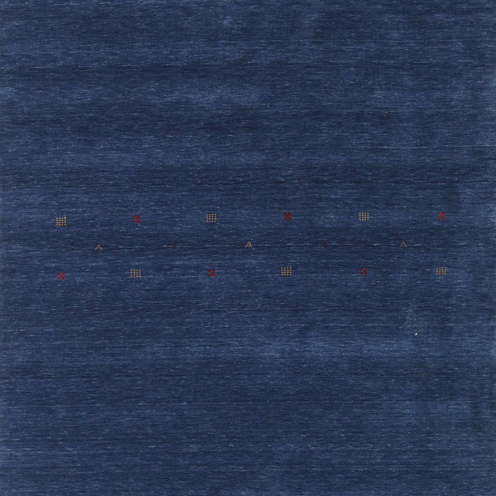 Machine Washable Contemporary Lapis Blue Rug, wshcon2014