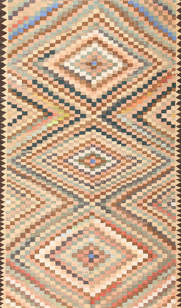 Contemporary Brown Southwestern Rug, con2015