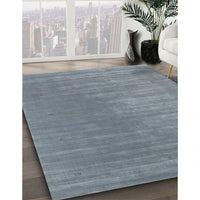 Contemporary Light Slate Gray Modern Rug, con2016