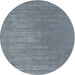 Square Machine Washable Contemporary Light Slate Gray Rug, wshcon2016