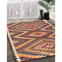 Contemporary Chestnut Brown Oriental Rug, con2018