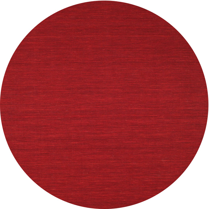 Sideview of Contemporary Red Modern Rug, con201