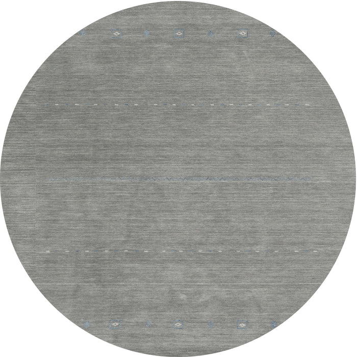 Sideview of Contemporary Sage Green Modern Rug, con2021