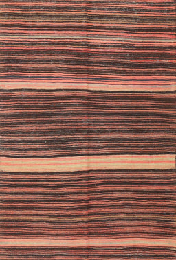 Contemporary Sunrise Orange Oriental Rug, con2023