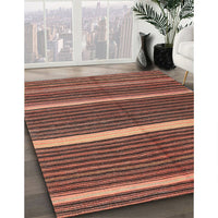 Contemporary Sunrise Orange Oriental Rug, con2023