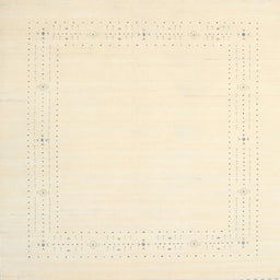 Sideview of Machine Washable Contemporary Gold Rug, wshcon2024