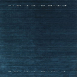 Sideview of Machine Washable Contemporary Deep-Sea Blue Rug, wshcon2025